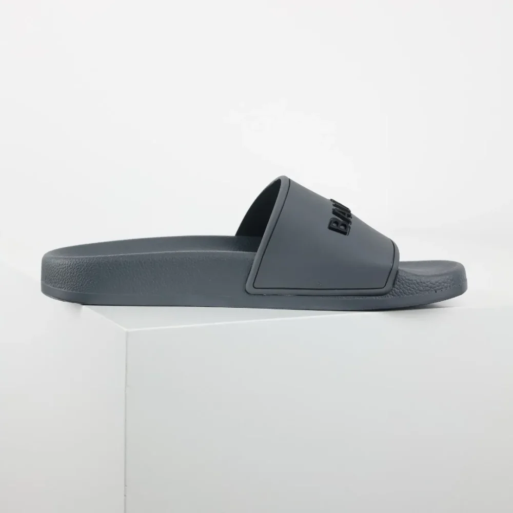 Balenciaga Flip-Flops mit Logo-Print Grey - etkick reps