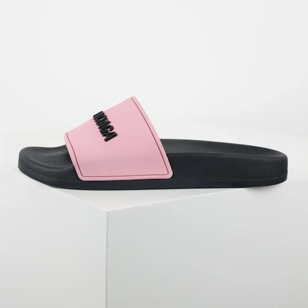 Balenciaga Flip-Flops mit Logo-Print Pink und Black - etkick reps