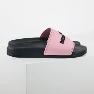 Balenciaga Flip-Flops mit Logo-Print Pink und Black - etkick reps