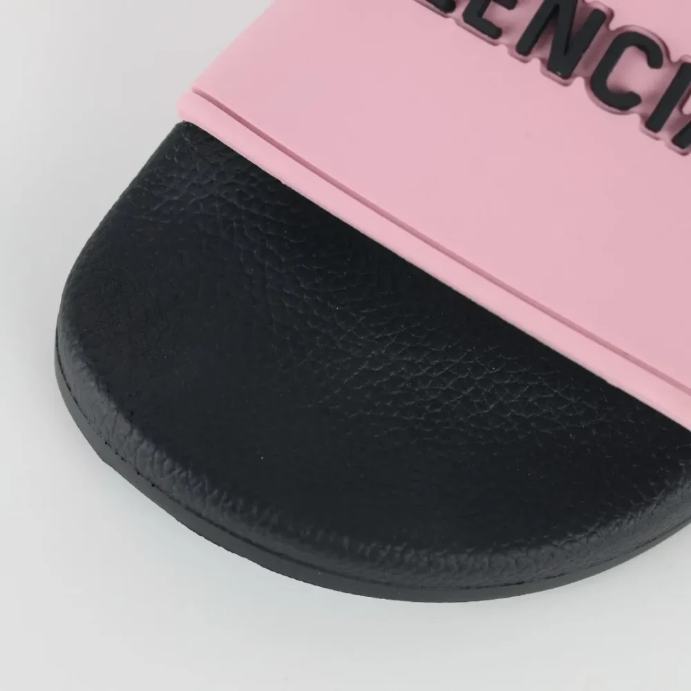 Balenciaga Flip-Flops mit Logo-Print Pink und Black - etkick reps