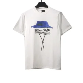 Balenciaga Hat Print T-Shirt