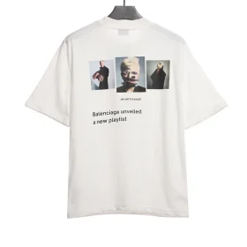 Balenciaga Music Note Portrait T-Shirt