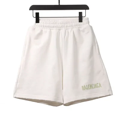 Balenciaga Ripped Band Print Shorts - etkick reps