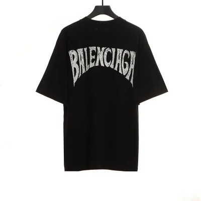 Balenciaga T-shirt with hand-drawn logo print - etkick reps