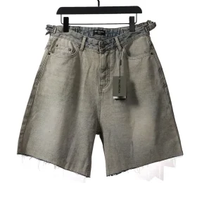 Balenciaga Vintage Washed Denim Shorts