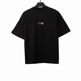 Balenciaga eBay Embroidery Co-Branded T-Shirt