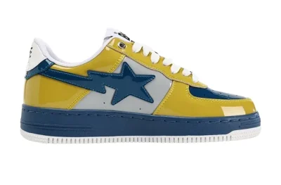 Bape Sta Nostalgic Blue Yellow - etkick reps