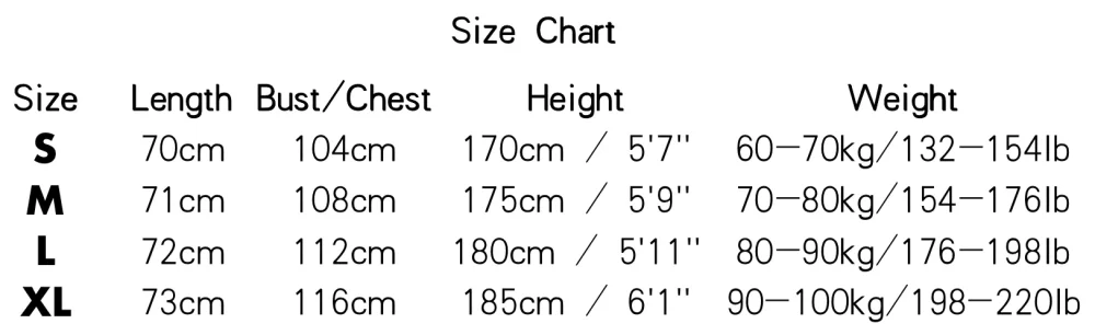 Size Guide