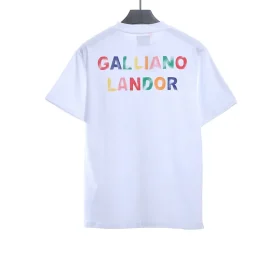 Gallery Dept Rainbow Letter Print T-Shirt