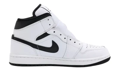 Jordan 1 Mid White & Black - etkick reps