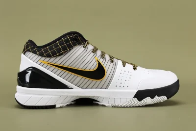 Kobe 4 Protro White Black Del Sol - etkick reps