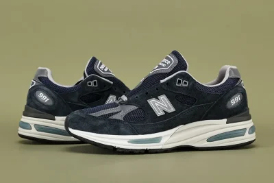 Nb 991V2 Made Of Suede Mesh And Synthetic Leather - etkick reps