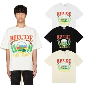 Rhude Beach Chair Print T-shirt