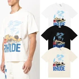 Rhude Miami Grand Prix Print T-Shirt