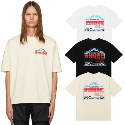 Rhude Paradiso Rally Print T-Shirt - etkick reps