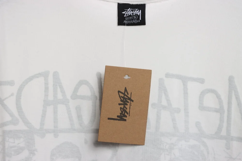 Stussy Reflective Character Print T-Shirt - etkick reps