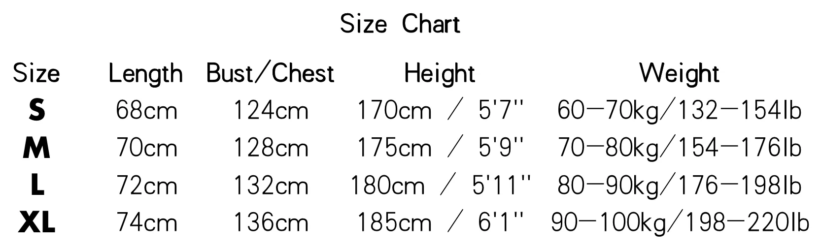 size guide