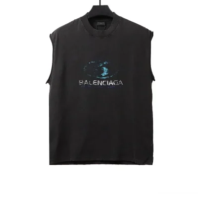 Balenciaga Distressed Wave Vest - etkick reps