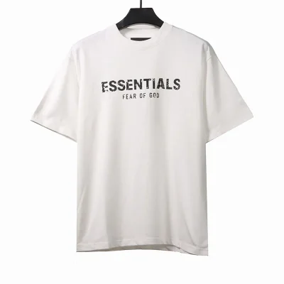 Fear Of God Essentials Broken Letter T-Shirt - etkick reps