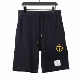 TB Gold Anchor Embroidery on Side Shorts