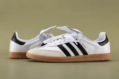 Adidas Samba LT Cloud White Core Black Gold Metallic - etkick reps