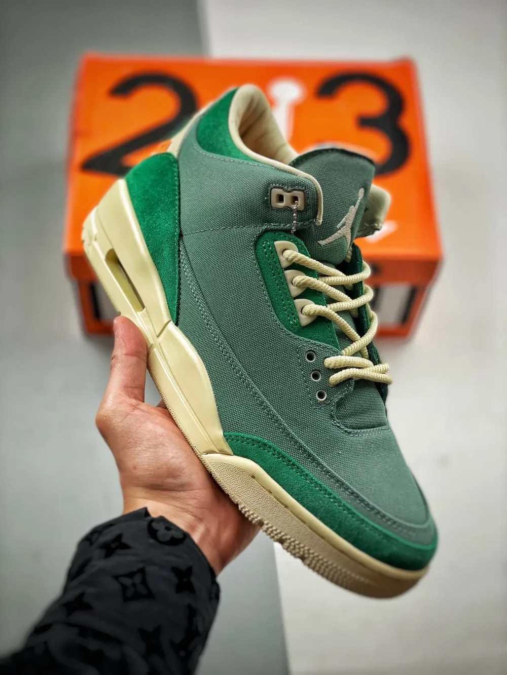 Air Jordan 3 Retro SP Nina Abney Bicoastal Green - etkick reps