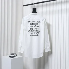 Balenciaga Multilingual Printed Shirt