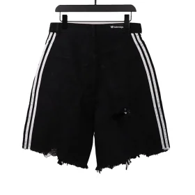 Balenciaga Ripped Denim Shorts by Collaboration