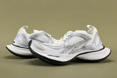 Balenciaga Women’s Circuit White Silver Replica - etkick reps