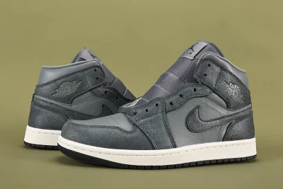 Jordan 1 Mid Distressed Smoke Grey - etkick reps