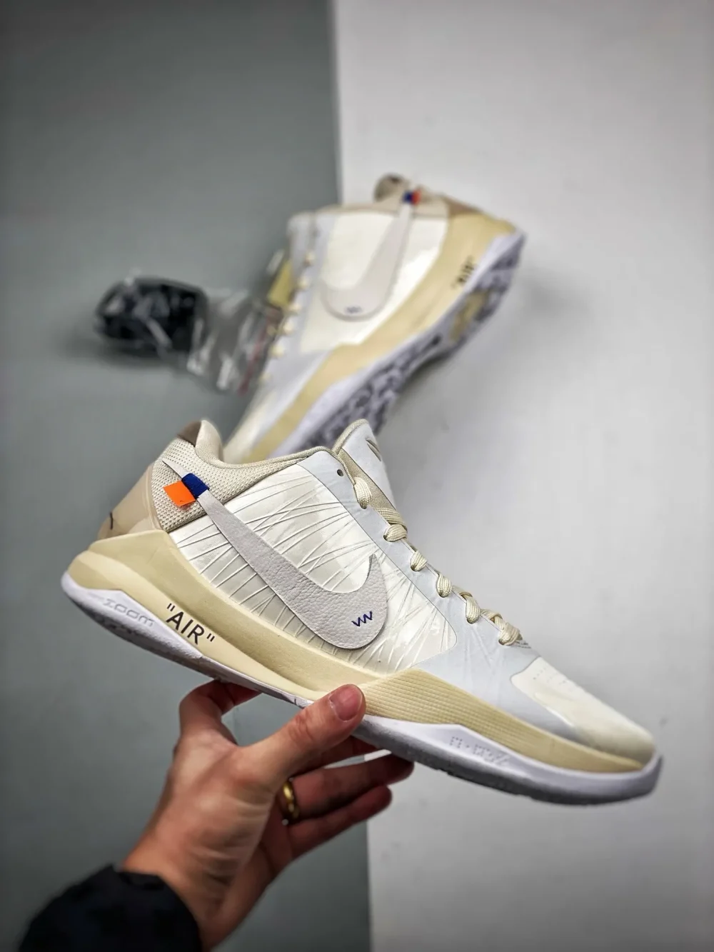 Kobe 5 x Off-White Sail Top-Version Reps - etkick reps