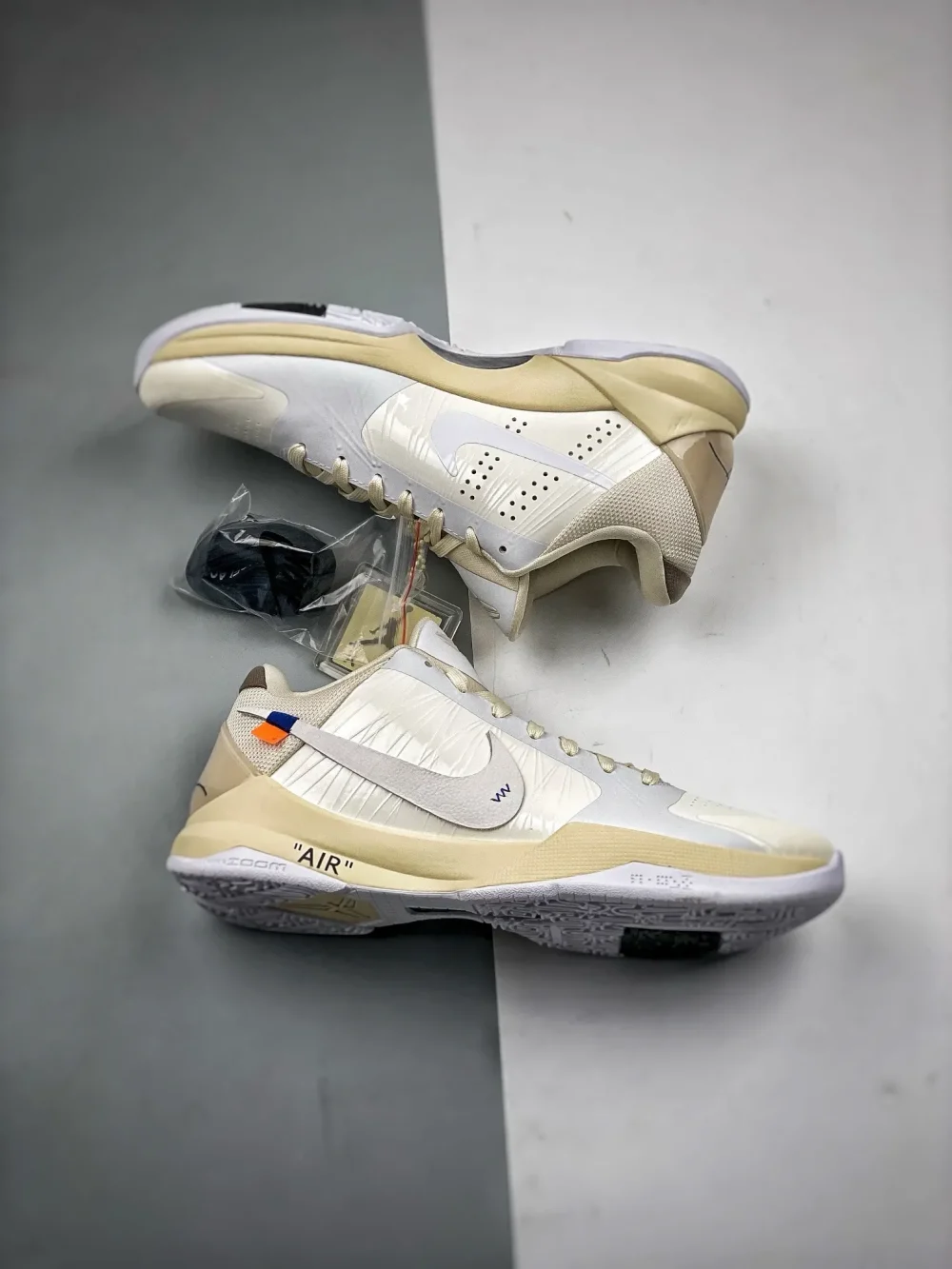 Kobe 5 x Off-White Sail Top-Version Reps - etkick reps