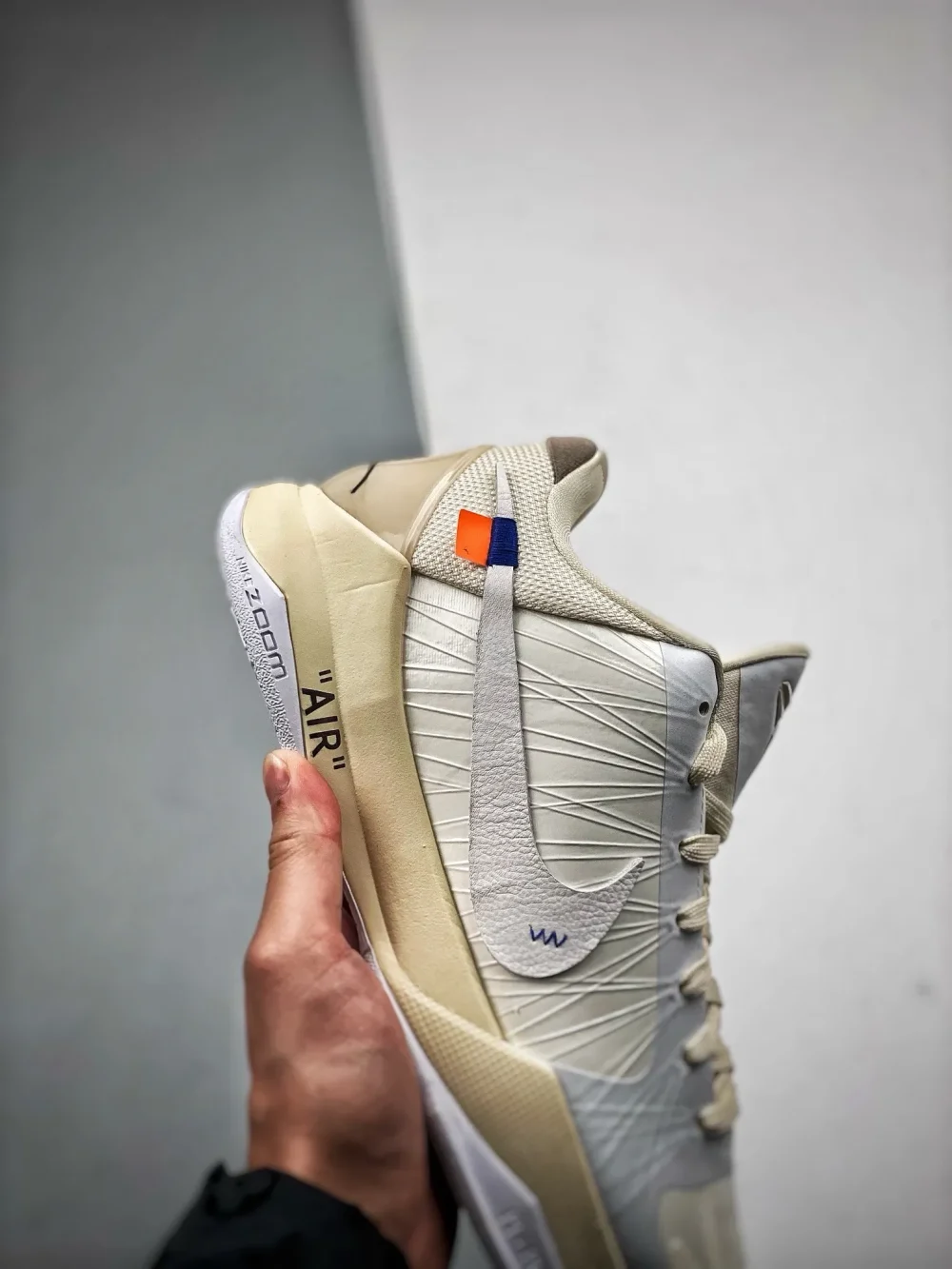 Kobe 5 x Off-White Sail Top-Version Reps - etkick reps