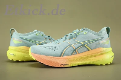 Asics GEL-KAYANO 31 PARIS Light Celadon:Safety Yellow - etkick reps