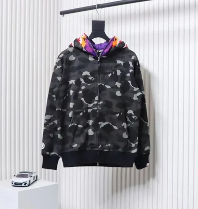 BAPE Camouflage Double Zip Hoodie - etkick reps