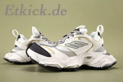 Balenciaga Cargo Low-Top Gray Black Yellow Sneakers - etkick reps