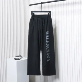 Balenciaga Jogging Pants With Blurred Letter Print