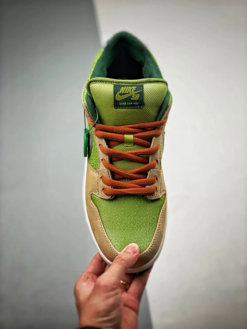 Dunk SB Low “Dinner Plate” Green Top Version Reps - etkick reps