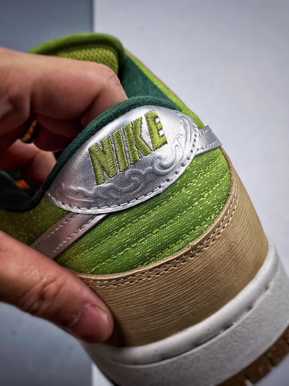 Dunk SB Low “Dinner Plate” Green Top Version Reps - etkick reps