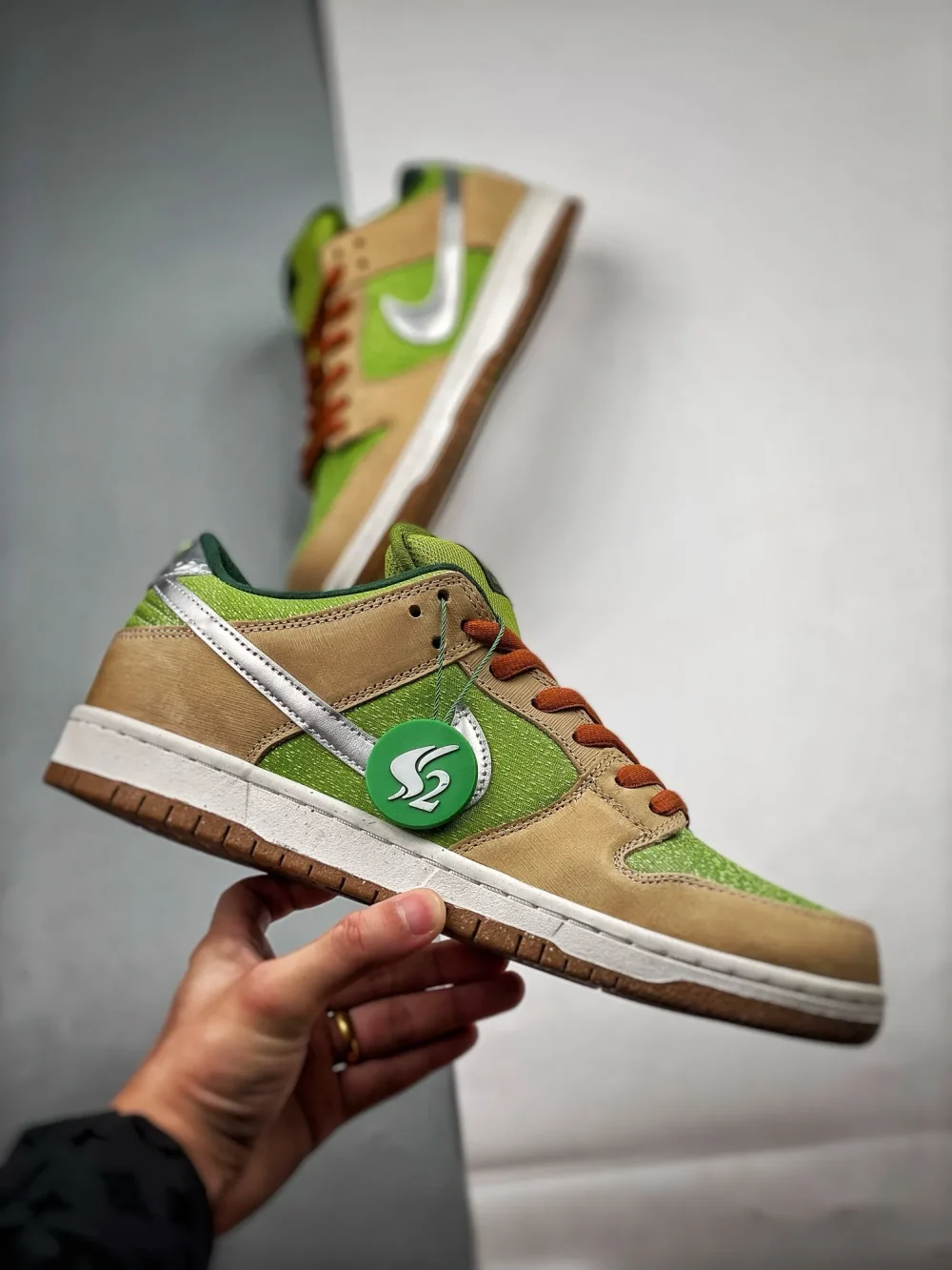 Dunk SB Low “Dinner Plate” Green Top Version Reps - etkick reps