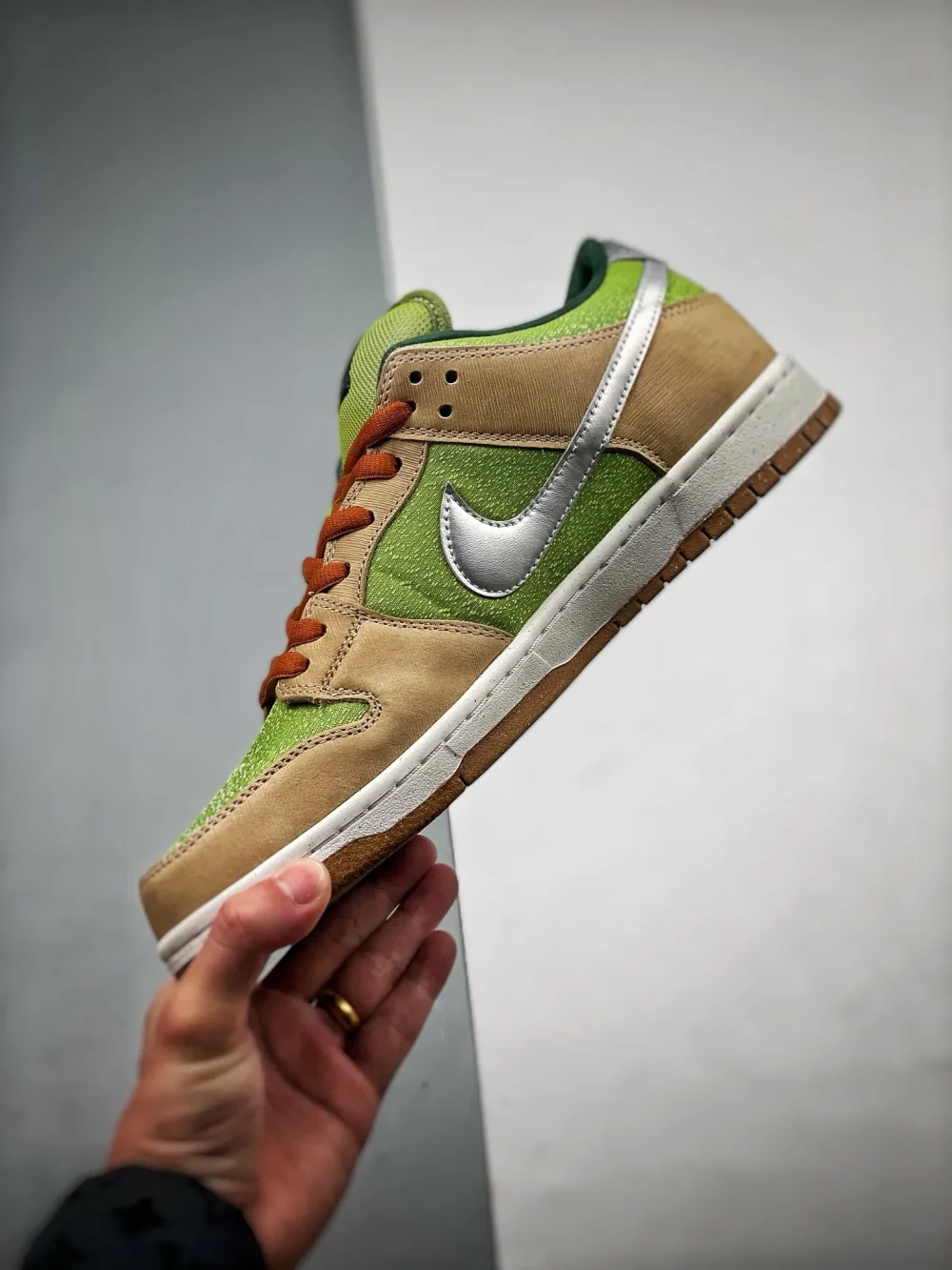 Dunk SB Low “Dinner Plate” Green Top Version Reps - etkick reps