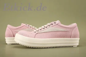 Rick Owens DRKSHDW EDFU Vintage Sneakers Washed Pink Pearl Milk