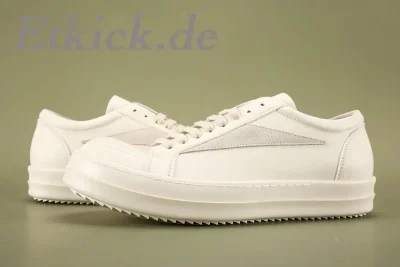 Rick Owens Lido Vintage Milk Low Top Sneakers - etkick reps