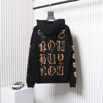 Balenciaga Distressed Sanskrit Hoodie - etkick reps