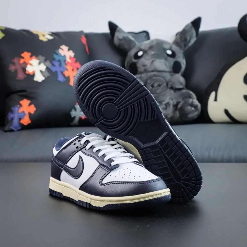 Dunk Low Midnight Navy Navy Blue Top Shoes - etkick reps