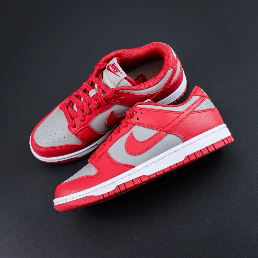 Dunk Low Retro Mid Grey Varsity Red Replica - etkick reps