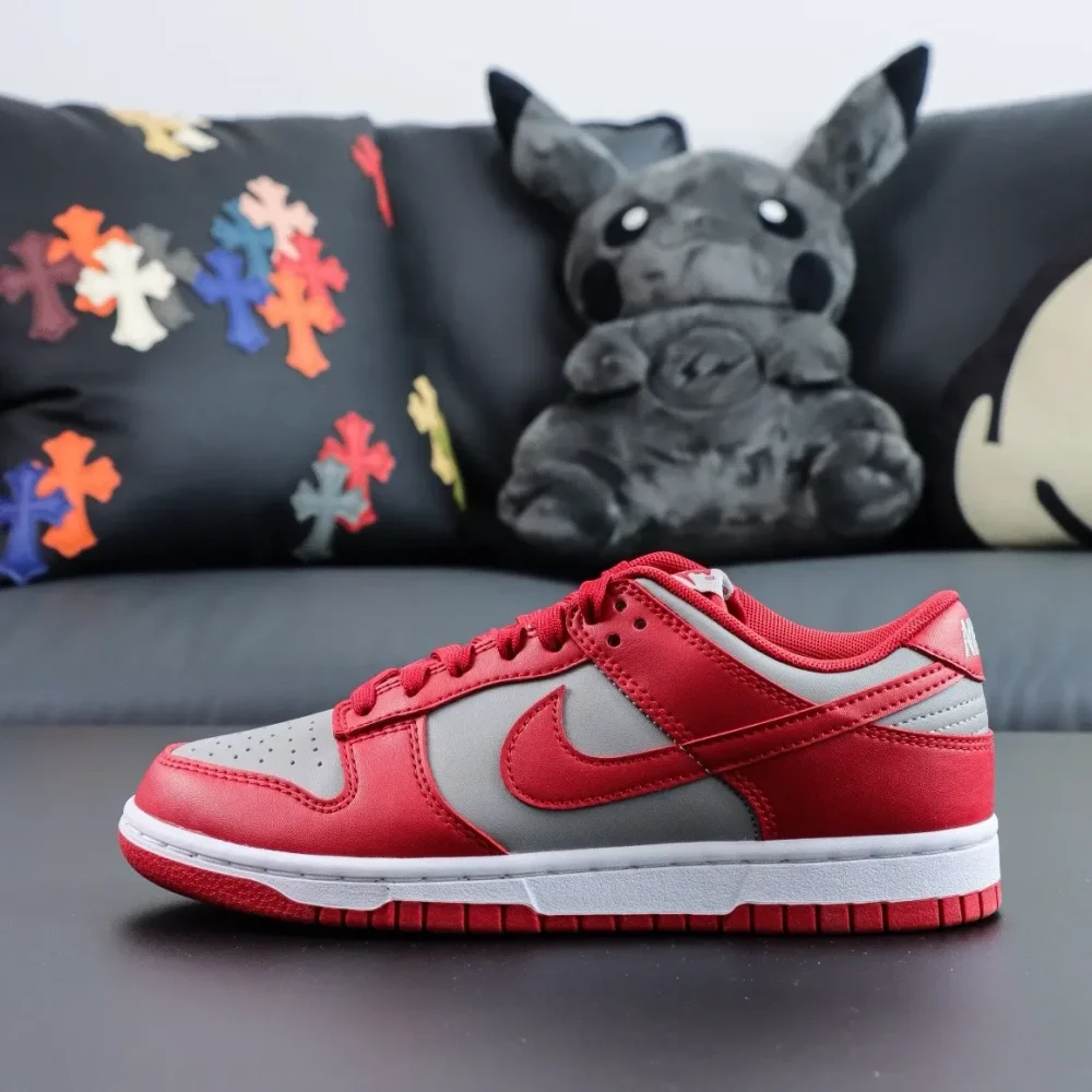 Dunk Low Retro Mid Grey Varsity Red Replica - etkick reps