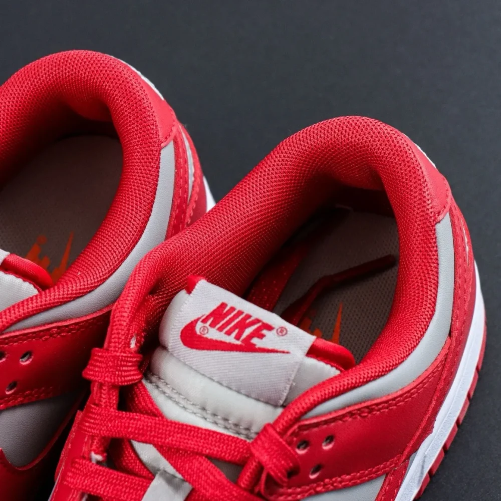 Dunk Low Retro Mid Grey Varsity Red Replica - etkick reps