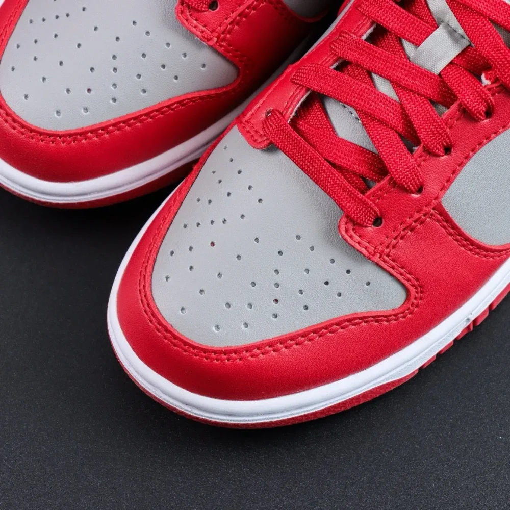 Dunk Low Retro Mid Grey Varsity Red Replica - etkick reps