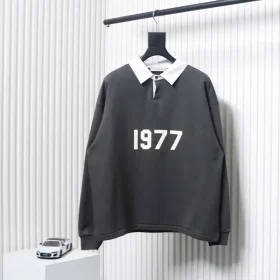 Fear Of God 1977 Sweatshirt With Flocked Polo Collar